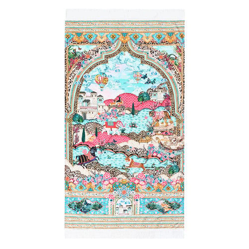 Minature Moments Cotton Beach Towel
