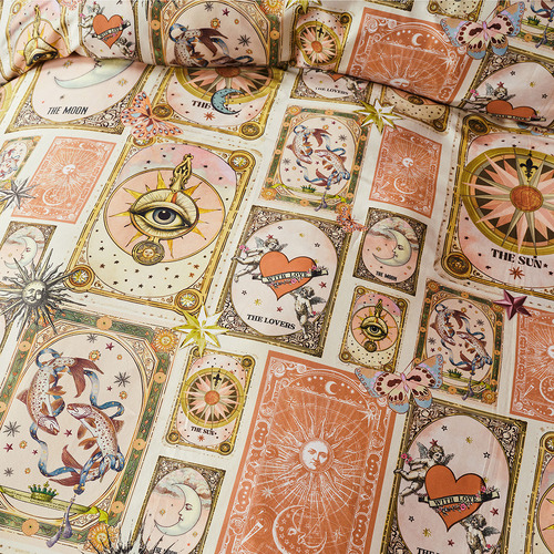 House of Horoscopes Cotton Sateen Quilt Cover Set