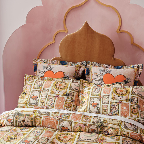 House of Horoscopes Cotton Sateen Quilt Cover Set