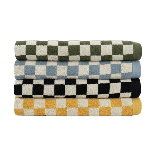 Zenith Yarn-Dyed Cotton Bathroom Towel