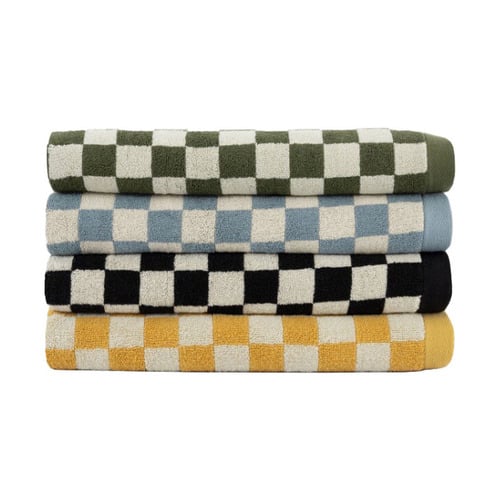 Zenith Yarn-Dyed Cotton Bathroom Towel