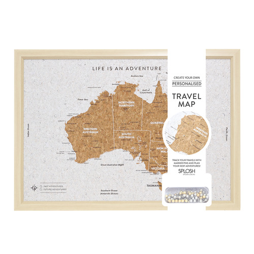 Australia Map Travel Board