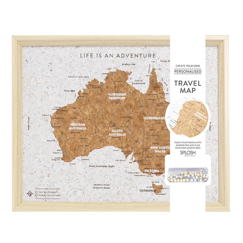 Australia Map Travel Board