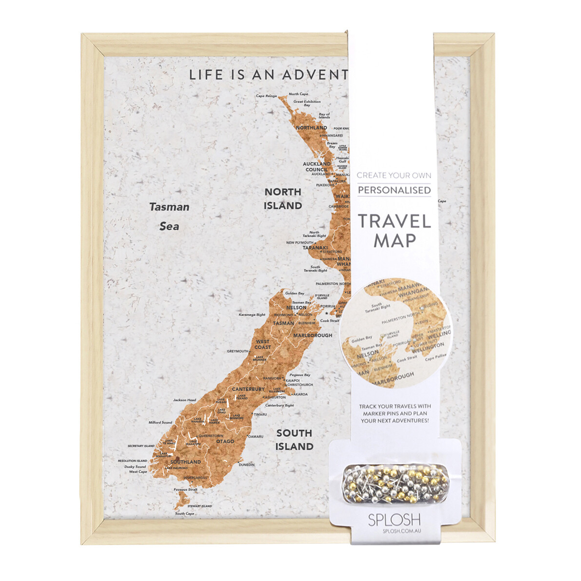 New Zealand Map Travel Board