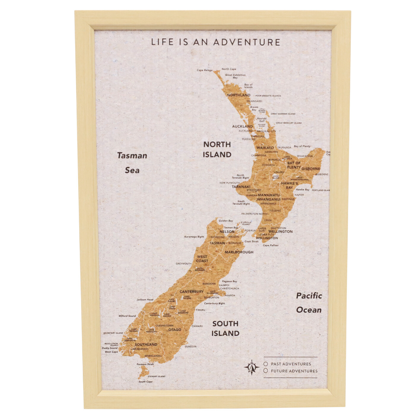 New Zealand Map Travel Board