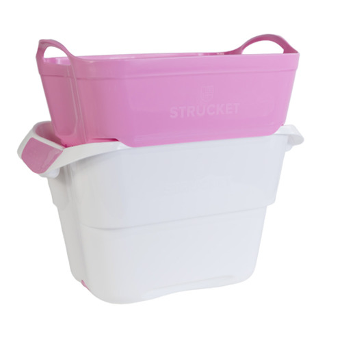 Strucket Strucket Laundry Bucket with Strainer Temple & ster