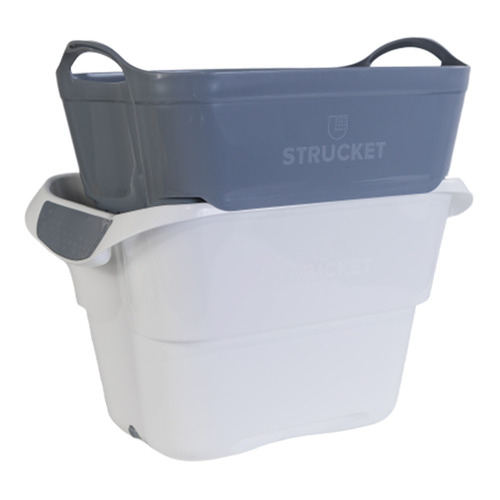 Strucket Strucket Laundry Bucket with Strainer Temple & ster