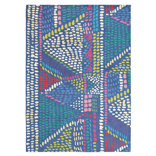 Bluebellgray Palais Geometric Wool Rug