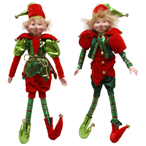 Christiana 2 Piece Elf Christmas Decoration Set & Reviews | Temple ...