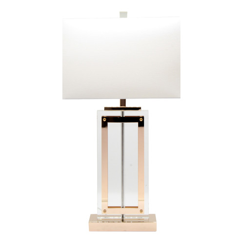 71cm Castiel Glass Table Lamp