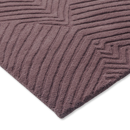 Mink Folia Hand-Tufted Wool Rug | Temple & Webster