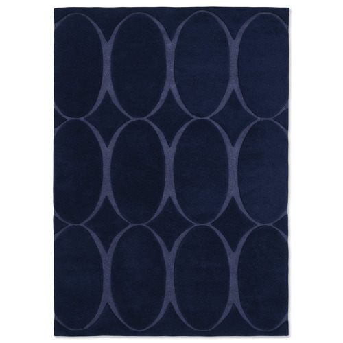 Blue Renaissance Wool Blend Rug