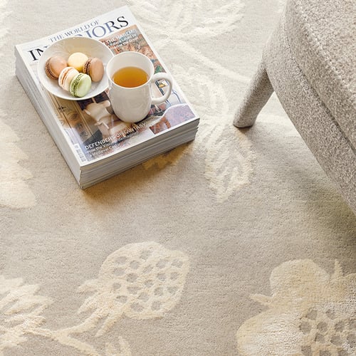 Wild Strawberry Wool & Viscose Rug