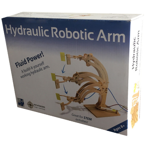 Hydraulic Robotic Arm Wooden Model Set Temple & ster