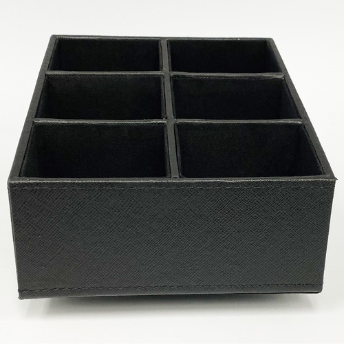 Urburn 6 Slot Swivel Faux Leather Remote Control Holder Temple & ster