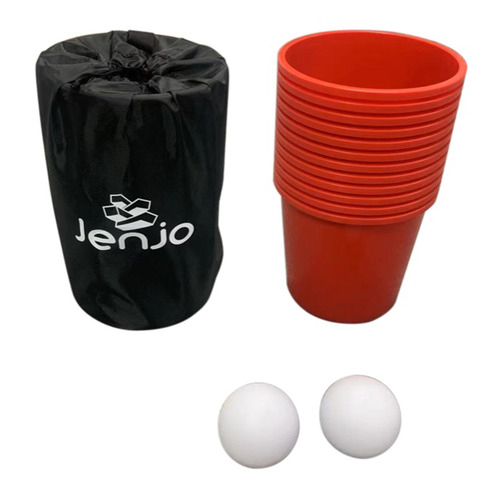 15 Piece Giant Beer Pong Set Temple & ster