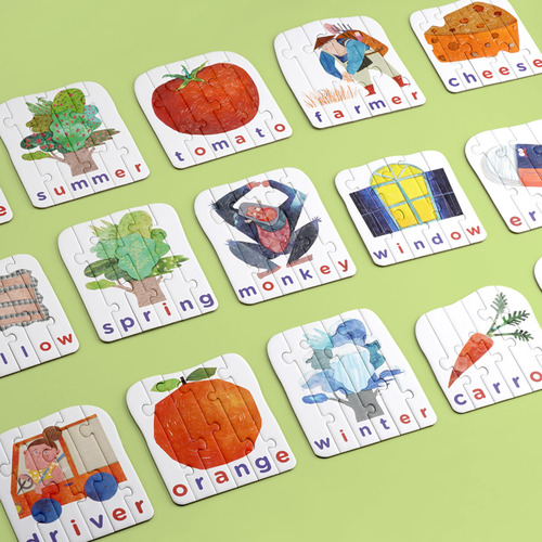 MierEdu 120 Piece 6 Letter Words Spelling Set