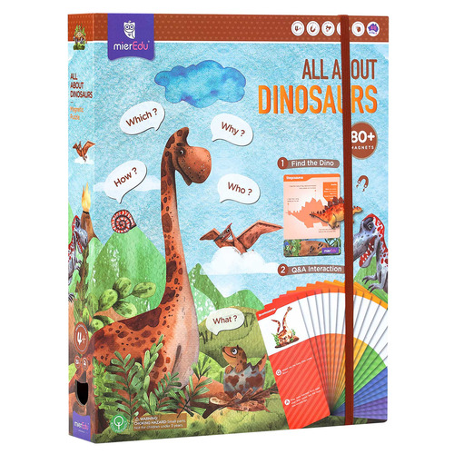 MierEdu All About Dinosaurs Puzzle Set