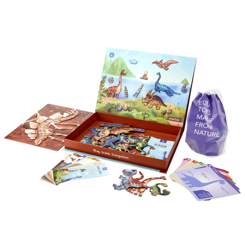 MierEdu All About Dinosaurs Puzzle Set