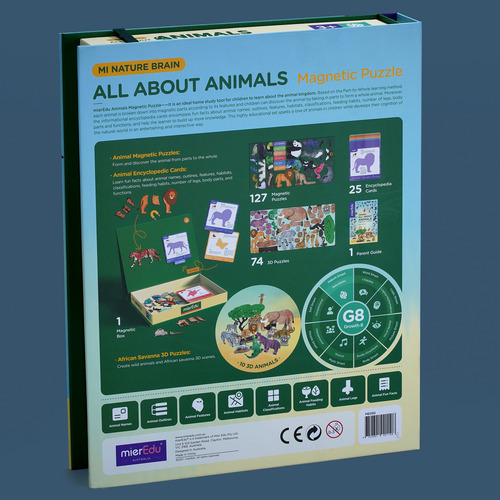 MierEdu All About Animals Puzzle Set