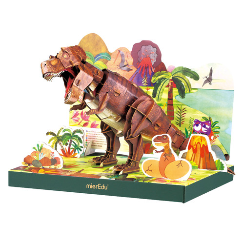 MierEdu 171 Piece Tyrannosaurus 3D Puzzle Set | Temple & Webster