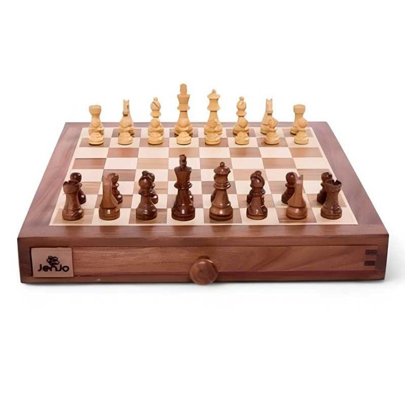Jenjo Chess & Checkers Board Game