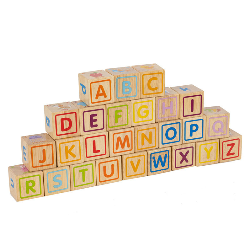 Jenjo 26 Piece 4cm Alphabet Block Set