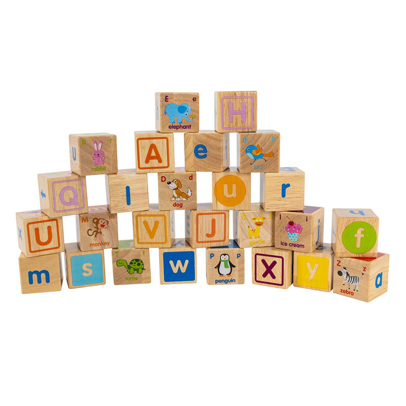 Jenjo 26 Piece 4cm Alphabet Block Set