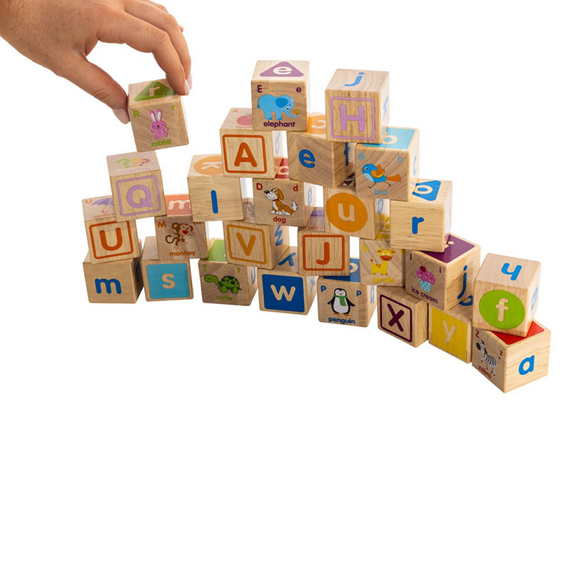 Jenjo 26 Piece 4cm Alphabet Block Set
