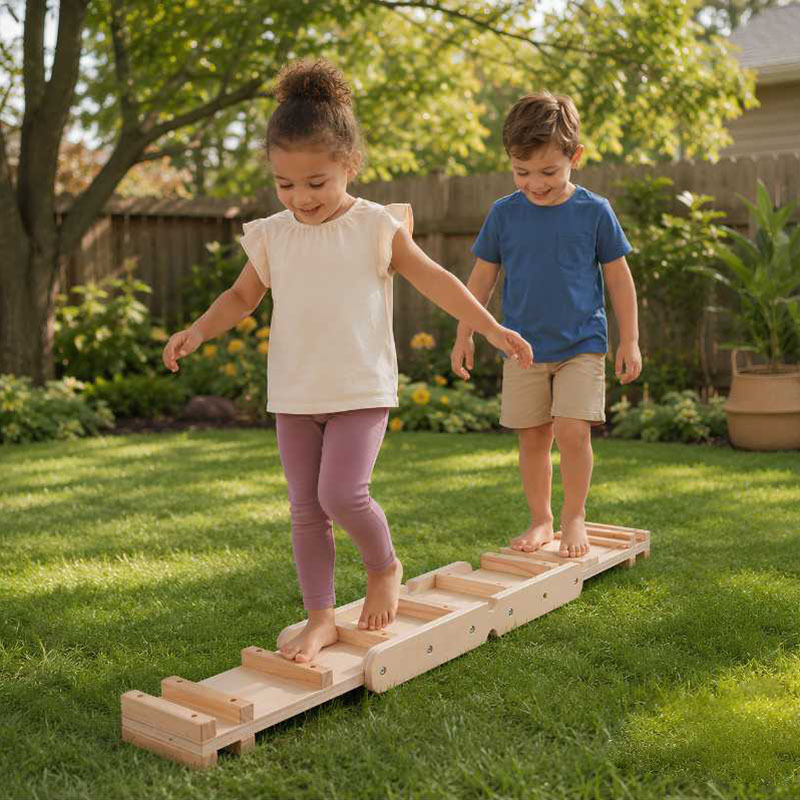 Jenjo Outdoor Balance Beam