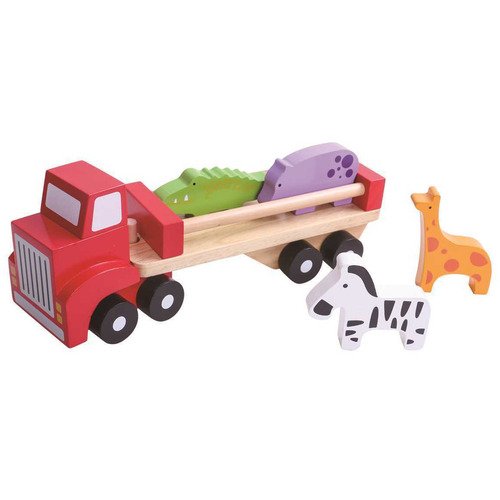 the animal toy truck