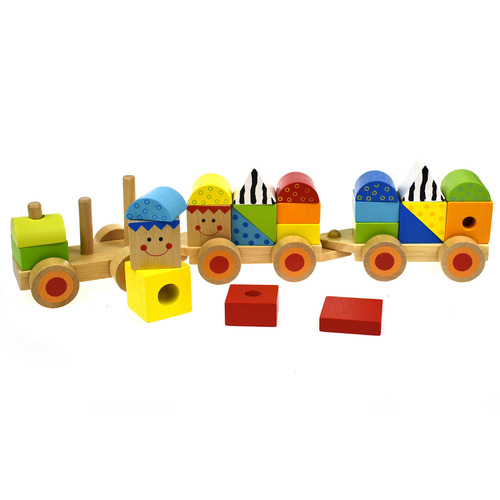 Kids' Stacking Toy Train | Temple & Webster