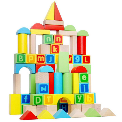 kids with blocks