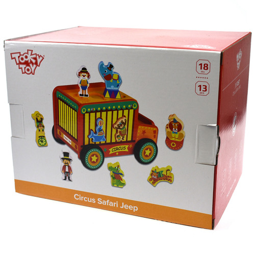 Kids Circus Safari Jeep Playset