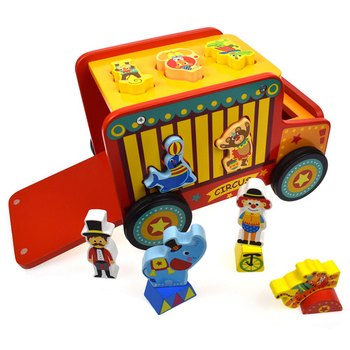 Kids Circus Safari Jeep Playset