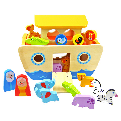 Kids' Noah's Ark Wooden Playset