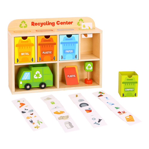 TookyToy Kids' Recycling Centre Puzzle Temple & ster