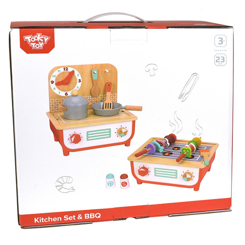 Tooky Toy Kitchen & BBQ Playset