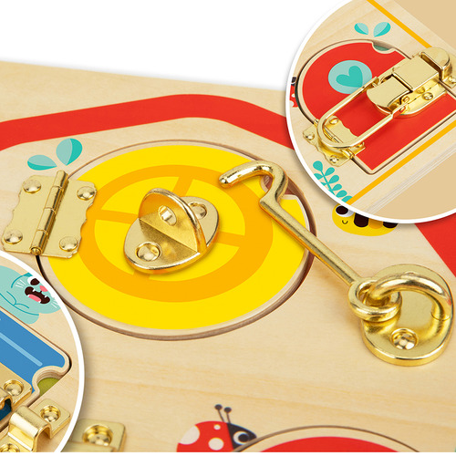 Tooky Toy Latches Activity Board