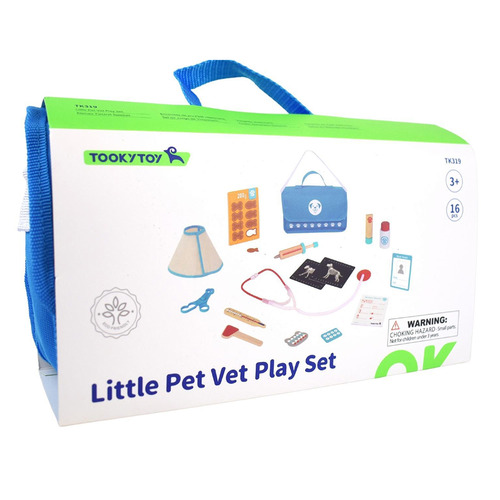 Tooky Toy Little Pet Vet Playset Temple & ster