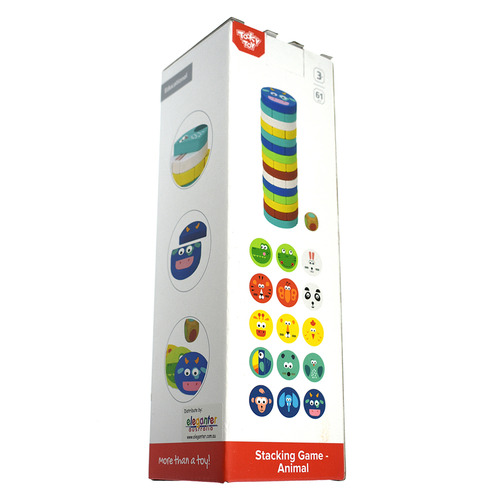 Tooky Toy Animal Stacking Game Temple & ster
