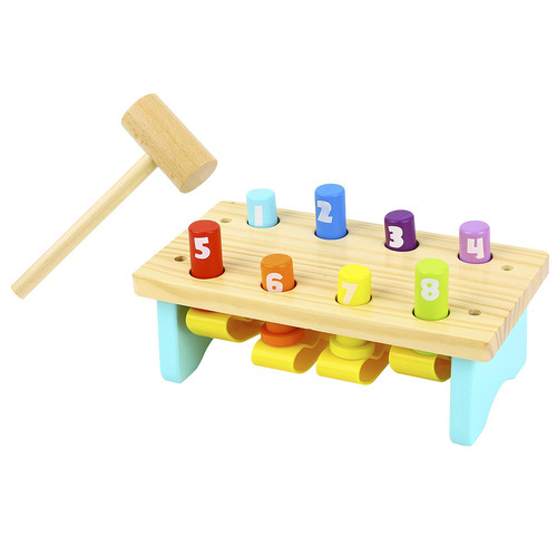 Tooky Toy 8 Pins Knock Bench