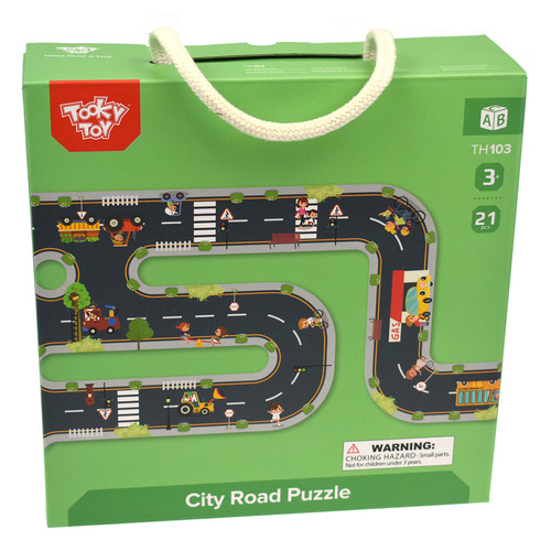Tooky Toy City Road Puzzle Playmat