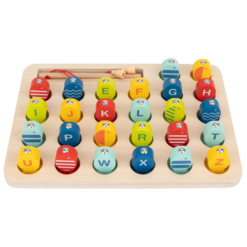Tooky Toy Alphabet Fishing Game Temple & ster