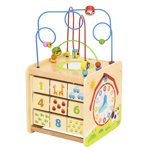 Tooky Toy Farm Play Cube Centre