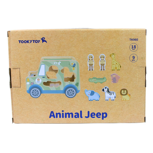 Tooky Toy My Forest Friends Animal Jeep Playset