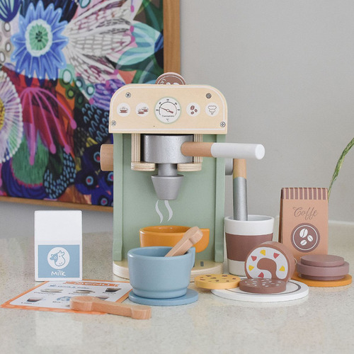 Wooden Barista Play Set Coffee Machine