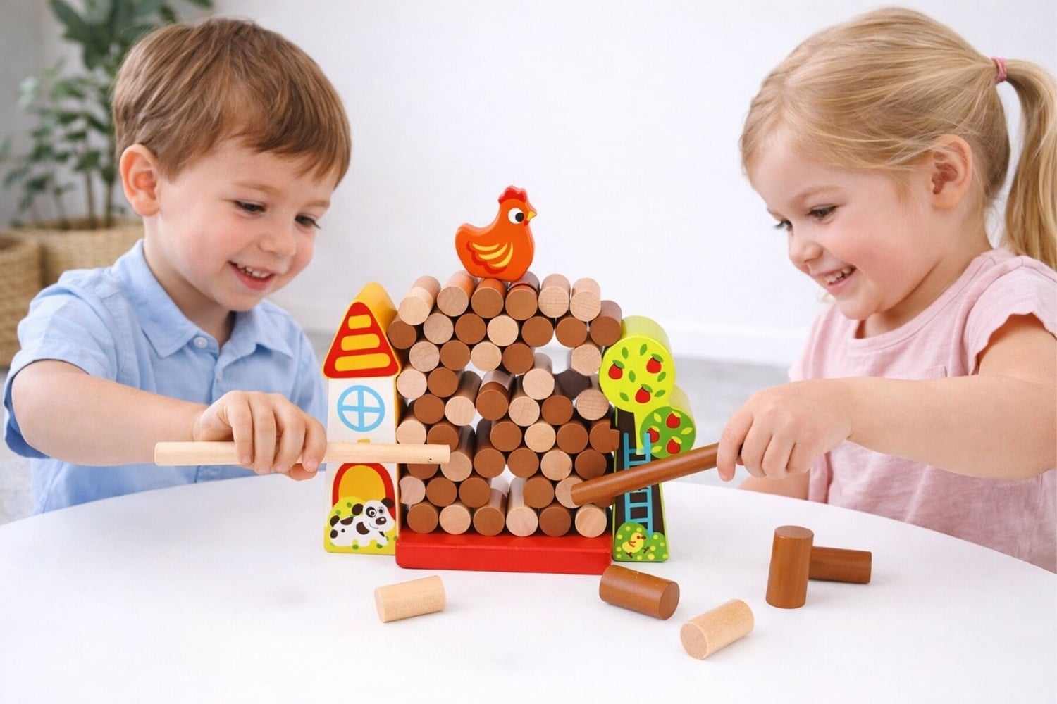 Kids' Jenga Farm Puzzle