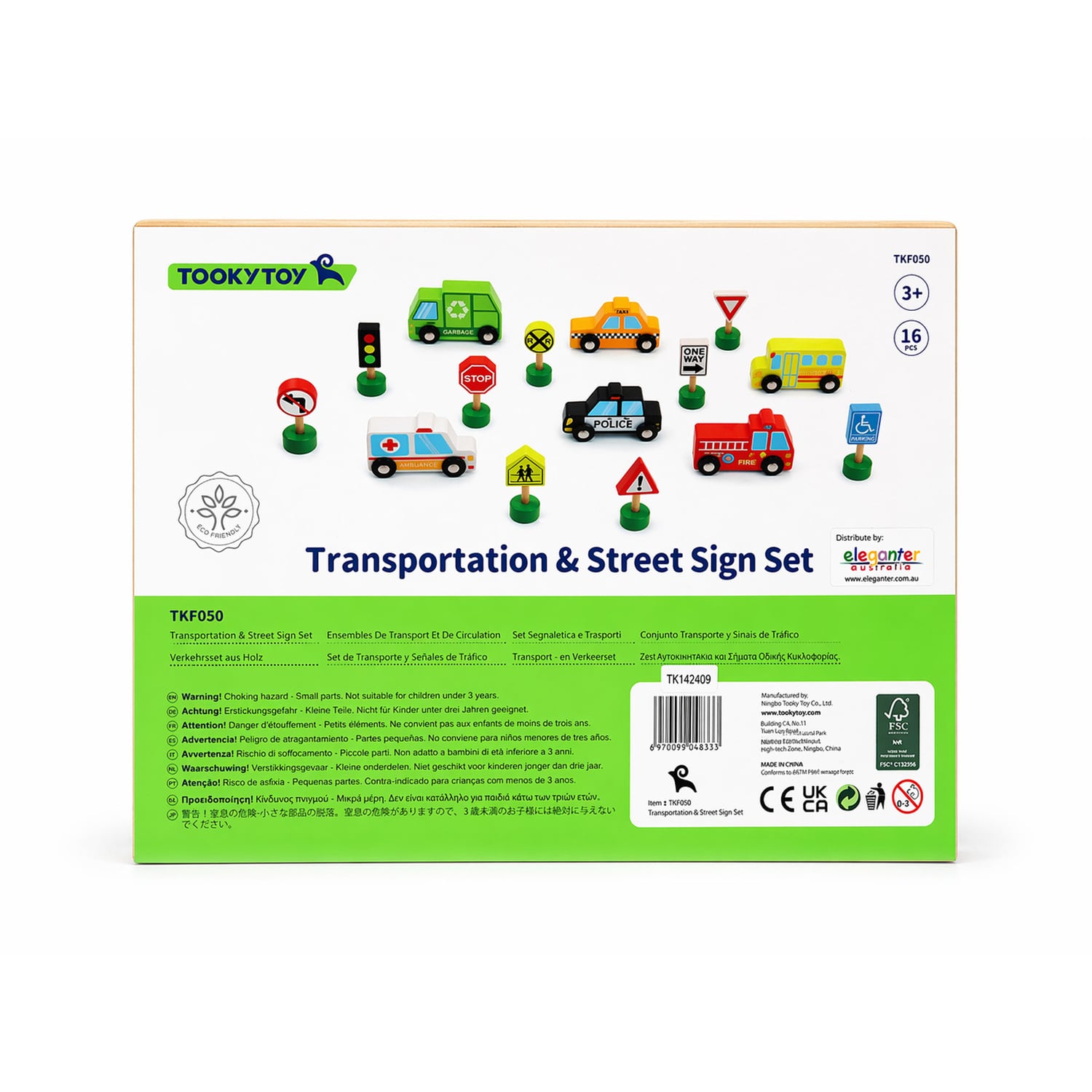 Kids' Transportation & Street Sign Set