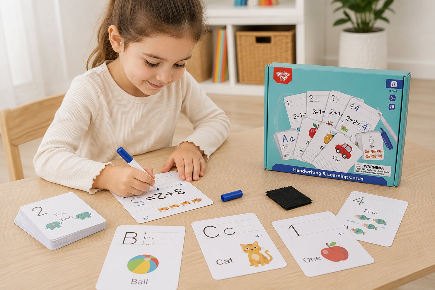 Kids' Handwriting & Learning Card Set